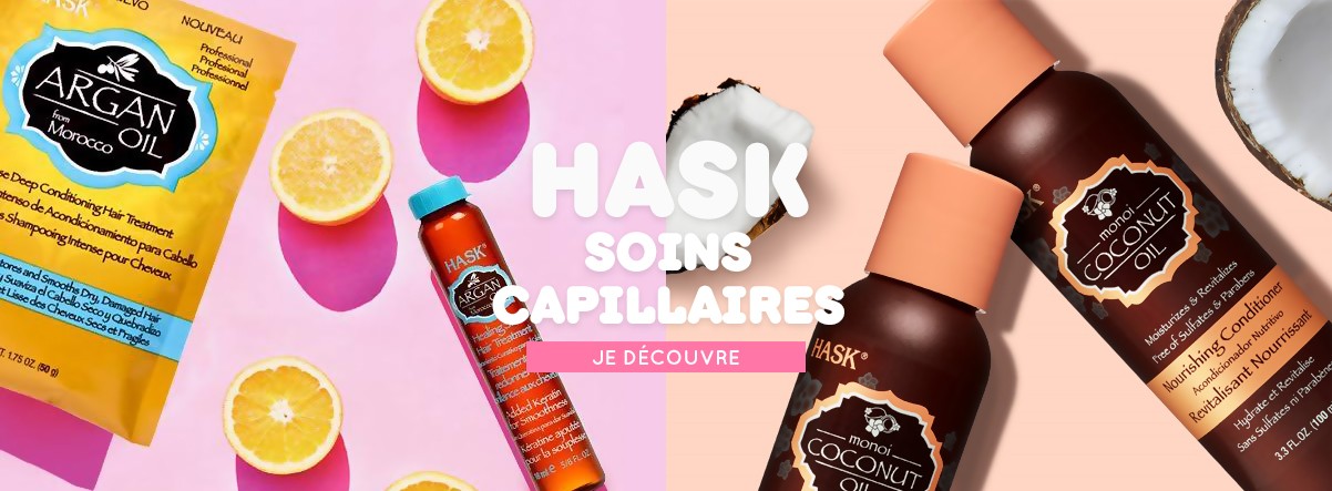 Promotions soldes shampoing apres shampoing masque huile Hask